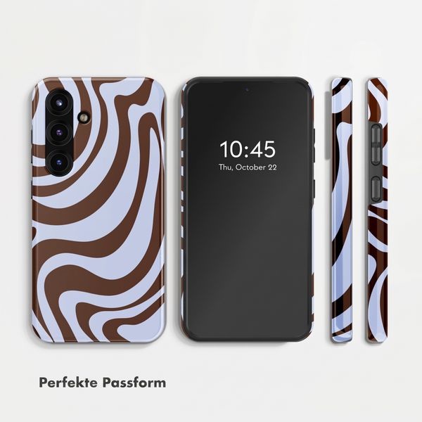 Selencia Vivid Rückabdeckung mit MagSafe Samsung Galaxy S25 - Dream Swirl Chocolate