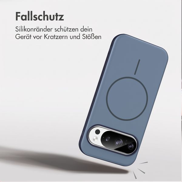 imoshion Color Backcover mit Thin MagSafe Ring Google Pixel 11 / 11 Pro / 10 / 10 Pro - Dunkelblau