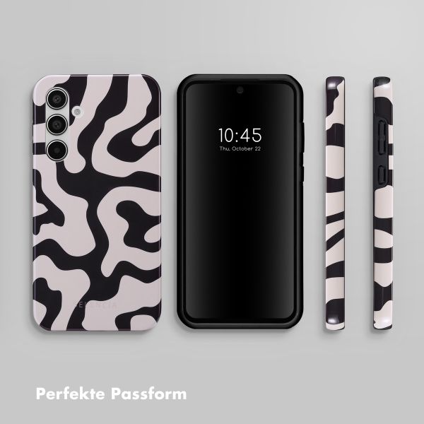 Selencia Vivid Back Cover Samsung Galaxy A55 - Art Wave Black