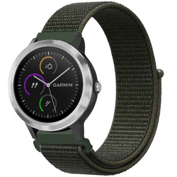 imoshion Nylon-Armband für die Garmin Venu / Vivoactive 3 / Forerunner 245 - Grün