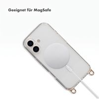 Selencia Rivièra MagSafe Backcover mit abnehmbarem Haken Apple iPhone 16 - Transparent