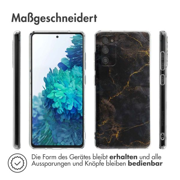 imoshion Design Hülle für das Samsung Galaxy S20 FE - Black Marble