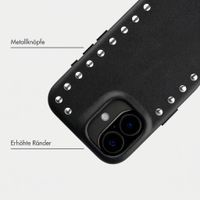 Selencia Studs Backcover mit MagSafe Apple iPhone 17 - Velvet Black