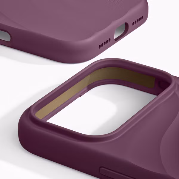 iDeal of Sweden Soft Swirl Silicone MagSafe Hülle Apple iPhone 17 Pro Max - Velvet Plum