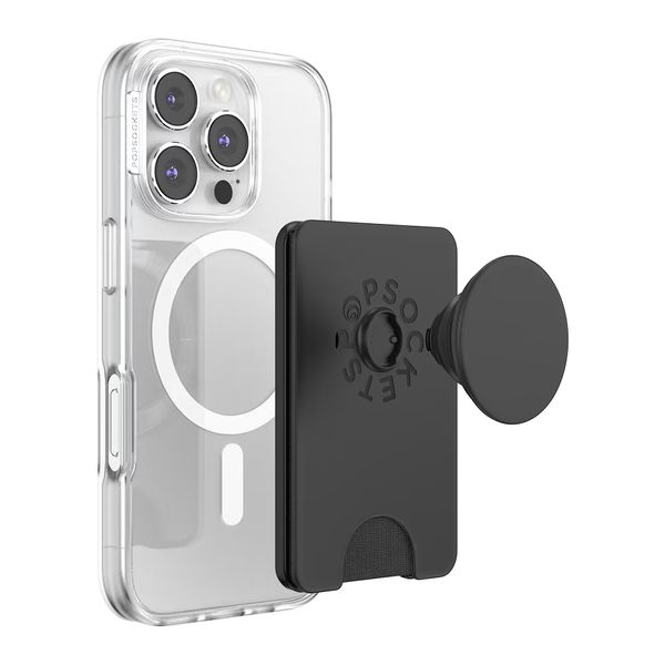PopSockets PopWallet MagSafe Kick-Out - Black