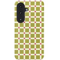 Selencia Vivid Back Cover Samsung Galaxy S26 - Check This Olive