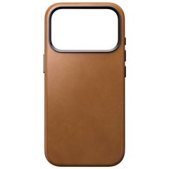 Nomad Traditional Leather Backcover mit MagSafe Apple iPhone 18 Pro / 17 Pro - English Tan