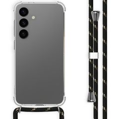 imoshion Backcover mit Band Samsung Galaxy S24 - Schwarz & Gold