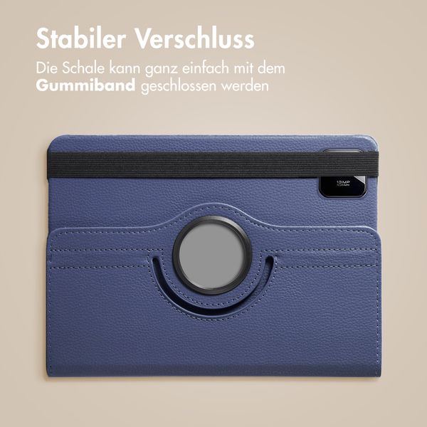 imoshion 360° drehbare Klapphülle Xiaomi Pad 8 / 8 Pro - Dunkelblau