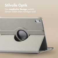 imoshion 360° drehbare Klapphülle Apple iPad 11 (2025) 11 Zoll A16 / iPad 10 (2022) 10.9 Zoll - Grau