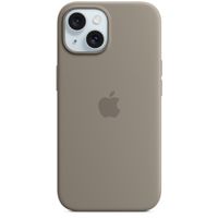 Apple Silikon-Case MagSafe für das Apple iPhone 15 - Clay