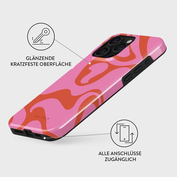 Burga Tough Back Cover für das iPhone 15 Pro - Ride The Wave