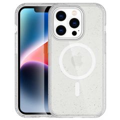 imoshion Sparkle Back Cover mit MagSafe Apple iPhone 14 Pro Max - Glitzer Transparent