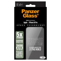 PanzerGlass Keramischer Displayschutz mit Applikator Apple iPhone 16 Pro