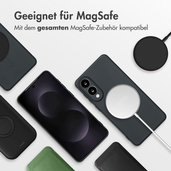 imoshion Color Back Cover mit MagSafe Samsung Galaxy S25 Edge - Schwarz