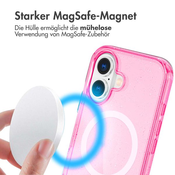 imoshion Sparkle Back Cover mit MagSafe Apple iPhone 17 - Rosa