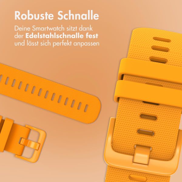 imoshion Sport-Silikonarmband mit Schnalle - Universelle 20 mm Anschluss - Orange