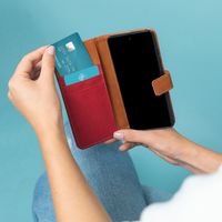 imoshion Luxuriöse Canvas-Klapphülle Samsung Galaxy S10 - Rot