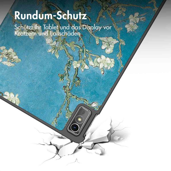 imoshion Design Trifold Klaphülle Lenovo Tab M10 5G - Green Plant