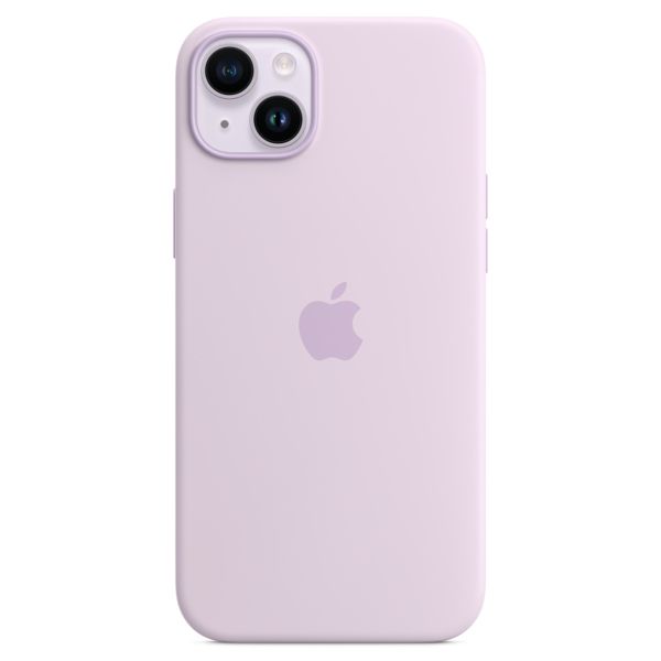 Apple Silikon-Case MagSafe für das Apple iPhone 14 Plus - Lila
