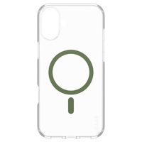 CARE by PanzerGlass Urban Combat Case MagSafe für das iPhone 16 Plus - Transparent / Grün