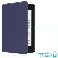 imoshion Slim Hard Case Sleepcover für das Amazon Kindle Paperwhite 4 (2018) - Dunkelblau