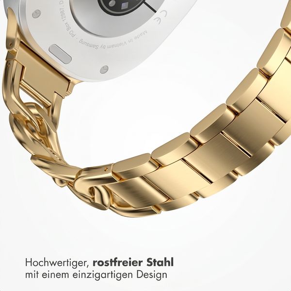 Selencia Chain Armband -   Universelle 18 mm Anschluss - Gold