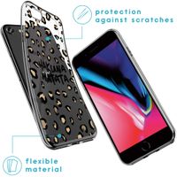 imoshion Design Hülle iPhone SE (2022 / 2020) / 8 / 7 / 6s - Leopard - Braun