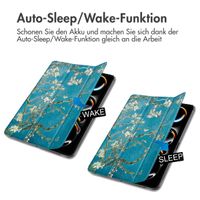 imoshion Design Trifold Klaphülle Apple iPad Pro 11 (2024) M4 - Green Plant