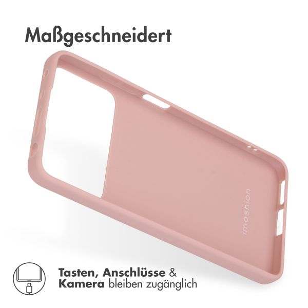 imoshion Color TPU Hülle für das Xiaomi Poco X4 Pro 5G - Dusty Pink