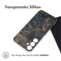 imoshion Design Hülle Samsung Galaxy A35 - Black Marble