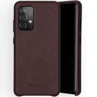 Selencia Gaia Backcover in Schlangenoptik Samsung Galaxy A52(s) (5G/4G) - Bordeaux