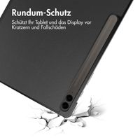 imoshion Trifold Klapphülle Samsung Galaxy Tab S10 Plus / Tab S9 FE Plus / Tab S9 Plus - Schwarz