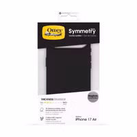 OtterBox Symmetry Cactus Leder Back Cover MagSafe Apple iPhone Air - Noir Ash