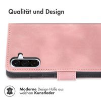 imoshion Klapphülle mit Kordel für das Samsung Galaxy A36 - Rosa