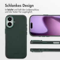 Accezz MagSafe Leather Backcover Apple iPhone 17 - Cedar Green