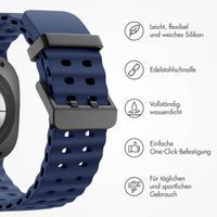 imoshion Ocean Silikonarmband für das  Samsung Galaxy Watch Ultra (2024/2025) - Midnight Blue