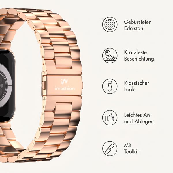 imoshion Edelstahlarmband für Apple Watch | 38/40/41/42 mm - Rosé gold