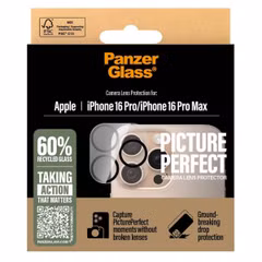 PanzerGlass PicturePerfect Kameraobjektivschutz für das Apple iPhone 16 Pro / 16 Pro Max