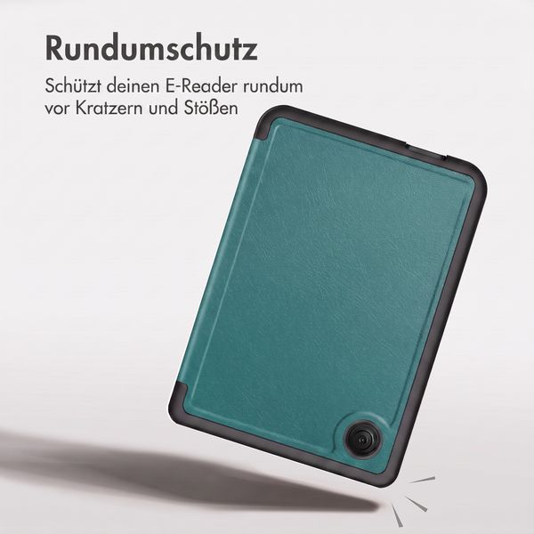 imoshion Klappbare Klapphülle Kobo Clara Colour / BW - Dunkelgrün