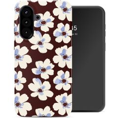 Selencia Vivid Back Cover Samsung Galaxy A57 (5G) - Choco Flower Pop