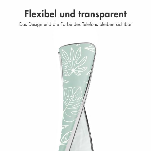 imoshion Design Hülle Samsung Galaxy S25 Edge - Leaves Line-Art