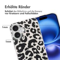 imoshion Design Hülle Apple iPhone 16 - Leopard Transparent