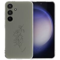 imoshion Design Hülle Samsung Galaxy S24 - Floral Green