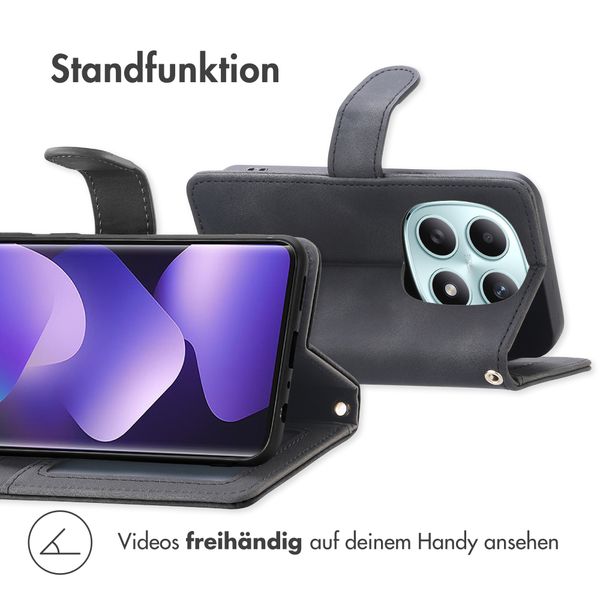imoshion Klapphülle mit Kordel Xiaomi Redmi Note 15 (4G) - Schwarz