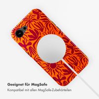 Selencia Vivid Rückabdeckung mit MagSafe Apple iPhone 16e - Tropical Vibes Apricot