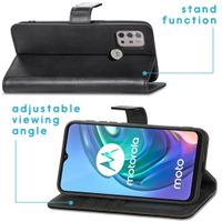 imoshion Luxuriöse Klapphülle Motorola Moto G30 / G20 / G10 (Power) - Schwarz