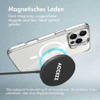 Accezz Wireless Charger USB-C | Drahtloses MagSafe- und Qi2-Ladegerät - 1 Meter - Schwarz