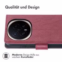 imoshion Luxuriöse Klapphülle Honor Magic8 Pro - Bordeaux