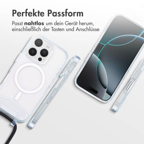 imoshion MagSafe Hülle mit abnehmbarem Band Apple iPhone 16 Pro Max - Transparent